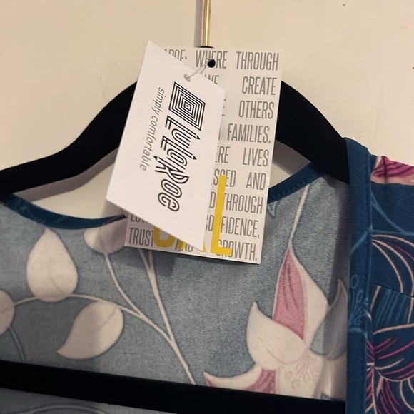 LuLaRoe Floral Women's Nanette - Picture 5 of 5